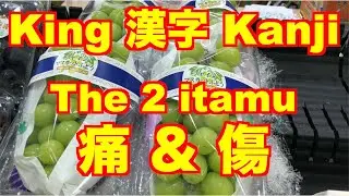 King Kanji - The 2 Itamu 痛 & 傷
