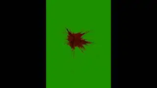 Blood Burst Green Screen