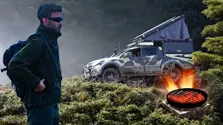 VAHŞİ DOĞADA ARABA KAMPI YAPMAK! KURT GELDİ!