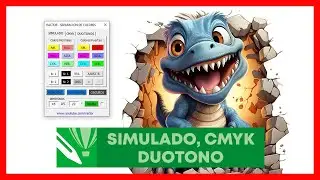 COMO HACER SEPARACION DE COLOR FACIL EN CORELDRAW | SIMULADO, CMYK, DUOTONO | SERIGRAFIA 2024
