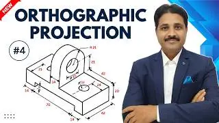 ORTHOGRAPHIC PROJECTION IN ENGINEERING DRAWING IN HINDI (Part-4) 