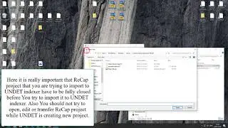 How to create Undet project from Autodesk Recap  RCP file | IMASGAL
