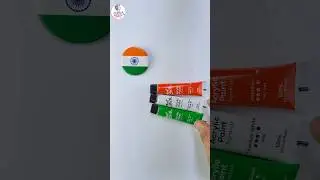 🇮🇳 Colour Mixing #painting #shorts #art #viraldrawing #easydrawing #independencedaydrawing
