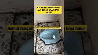 Funny moment when defecating in the toilet makes you laugh out loud ‼️ 