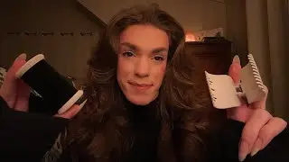asmr doing your hair 🦢