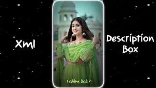 SAMJHO NA 🫶🕊️ || HINDI XML FILE 🥂🐰 || NEW TREND XML 🐱🌹 || PRESETS BY @fahimrdx