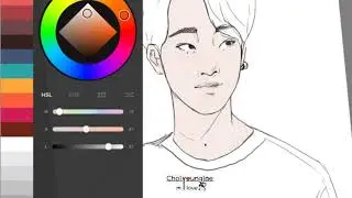 [GOT7 Fanart ]Speed drawing(×8) Choi Youngjae GOT7