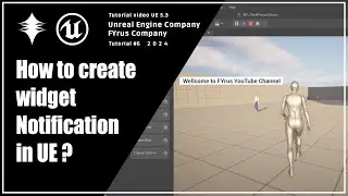 How to create widget Notification | Unreal Tutorial