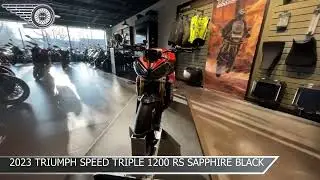 2023 Triumph Speed Triple 1200 Rs Sapphire Black BF1627TD