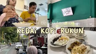 🔴 Having Breakfast at KEDAI KOPI RUKUN Klaten | A Day in My Life | Sarapan di Kedai Kopi Rukun