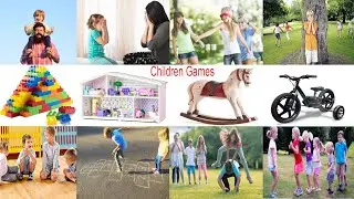 Children Games, Toys & Rides Name & Image | Necessary Vocabulary Tutorial