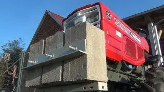 Yanmar YM 1510 D Frontgewicht im Eigenbau [HD] / diy balancing weight