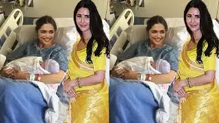 Katrina kaif meets Deepika Padukone's Baby Boy in Breach Candy Hospital