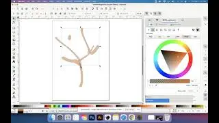 Use Calligraphy Brush in Inkscape to draw a tree
