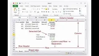 Microsoft Excel Explained for Beginners | Learn Excel Layout in 1 Minute