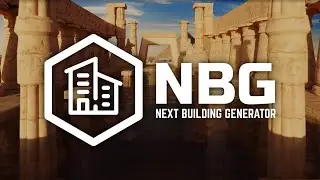 Next building generator addon in blender  || Egypt Theme
