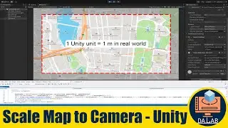 Scale Map to Real World Dimension and Camera Zoom Using C# and Mapbox API in Unity