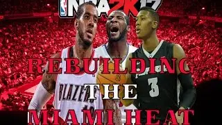 NBA 2K17 MY LEAGUE - REBUILDING THE MIAMI HEAT - 20 REBOUNDS A GAME!!?