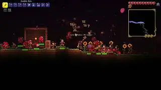 Terraria blood moon with the max spawn rate