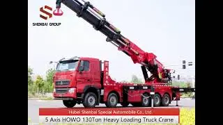 Shenbai Sinotruk Howo 130t truck crane