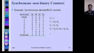 Design of up down counter and non binary synchronous counter