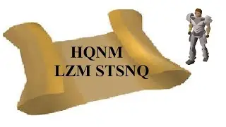 OSRS Cipher Clue | HQNM LZM STSNQ | Challenge Scroll Answer | Quick