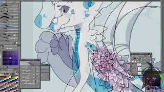 Speed Paint Dahlia Commission
