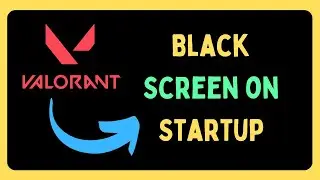 Fix Valorant Black Screen on Startup