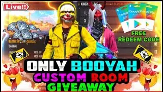 English Free Fire MAX LIVE CUSTOM 🥰🥰