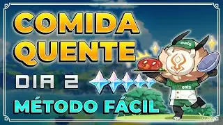 Comida Quente - Dia 2 Genshin Impact | Melhor Rota, FÁCIL E SEM ENROLAÇÃO! | Novo evento de entregas
