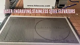 Laser engraving can be used to create decorative plaques for stainless steel elevators