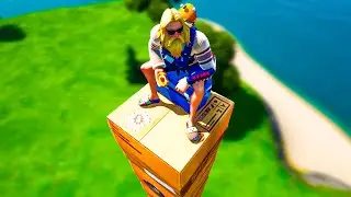 ПОСТРОЙ БАШНЮ ИЗ КОРОБОК ЧТОБЫ ВЫЖИТЬ В FORTNITE - ИГРЫ ЖЕНЬКА В ТВОРЧЕСКОМ