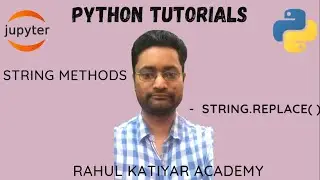 python string method-Replace method-replace with new word#python #programming