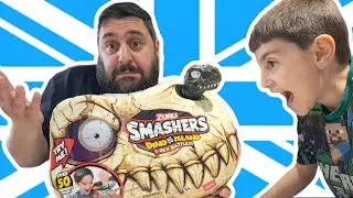 Zuru Smashers Dino Island T-REX Battle UNBOXING