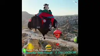 Kültür Yolu Festivalleri - Kapadokya Balon Festivali / 3. gün Drone Çekimi 4 - GÖREME / 10.8.24