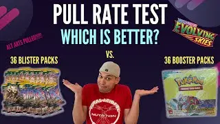 Do Booster Boxes or Blister Packs Have Better Pull Rates? Evolving Skies Pokémon 72 Pack Opening