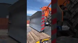 Отгрузка автогрейдера UMG АГ-140! #грейдер  #automobile #excavator #trucking #камаз #howo380 #тягач