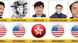 Richest Actors In The World 2023 | Comparison