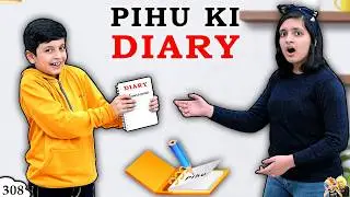 PIHU KI DIARY | Kids Moral Story in Hindi DIY| Diary Writing | Blog Writing | Aayu and Pihu Show
