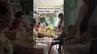 Welcome to our dining table