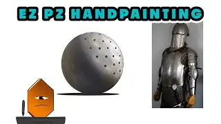 Handpainting Practice: Material Studies 1