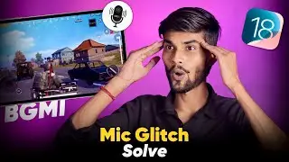 BGMI Mic Glitch PROBLEM SOLVED on iPhone iOS 18 Update 2024!
