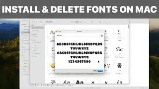 How to Install or Delete Fonts on Mac (Tutorial)