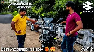 ₹ 70k Worth Modification on this Pulsar 220 | Bajaj Pulsar 220 Adv | DeRider's Film