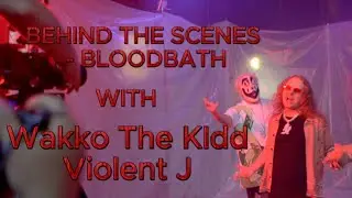 BTS Wakko The Kidd & Violent J From Insane Clown Posse "Blood Bath" Music Video Shoot