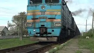 3ТЭ10М-1249А/1246А [CFM] Грузовой поезд | Freight train