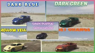 5 BRAND NEW GTA ONLINE CREW COLORS