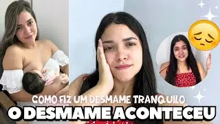 O desmame aconteceu, contei tudo / EU NÃO QUERIA CHORAR MAS NÃO AGUENTEI😭