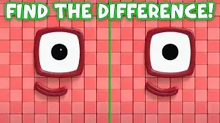 Find the difference: Numberblocks | Brain Game for Kids