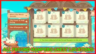 ALL Fecund Hampers Chest Locations | Fecund Blessings | When the Music Sounds |【Genshin Impact】
